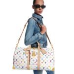 Louis Vuitton LV x TM Keepall Bandouliere 45 Travel Bag 17.7in/ 45cm Multicoloured Gold Hardware M13742 - Image 2