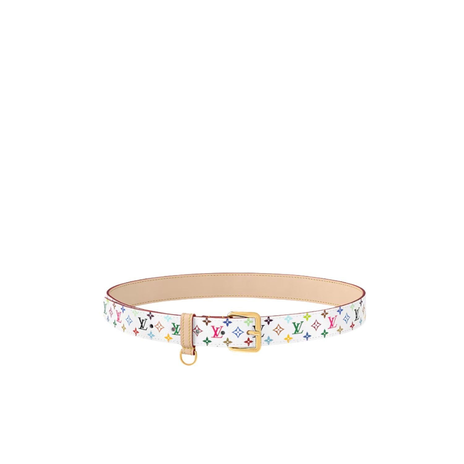LVxTM-LV-D-Ring-30mm-Belt.jpg Louis Vuitton LV x TM LV D-Ring 30mm Belt Blanc - M8981U - Image 1
