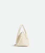 Bottega Veneta Pinacoteca Small Tote Bag 9.4in/ 24cm Sea Salt Gold Hardware For Women 819004V5AG19127 - Image 2