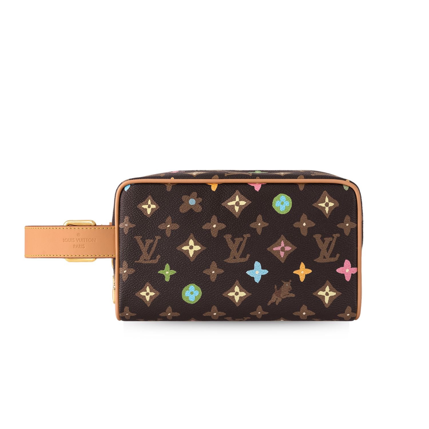 Locker-Dopp-Kit-1.jpg Louis Vuitton Locker Dopp Kit Brown For Women 9.1 Inches/ 23 Cm M47069 - Image 1