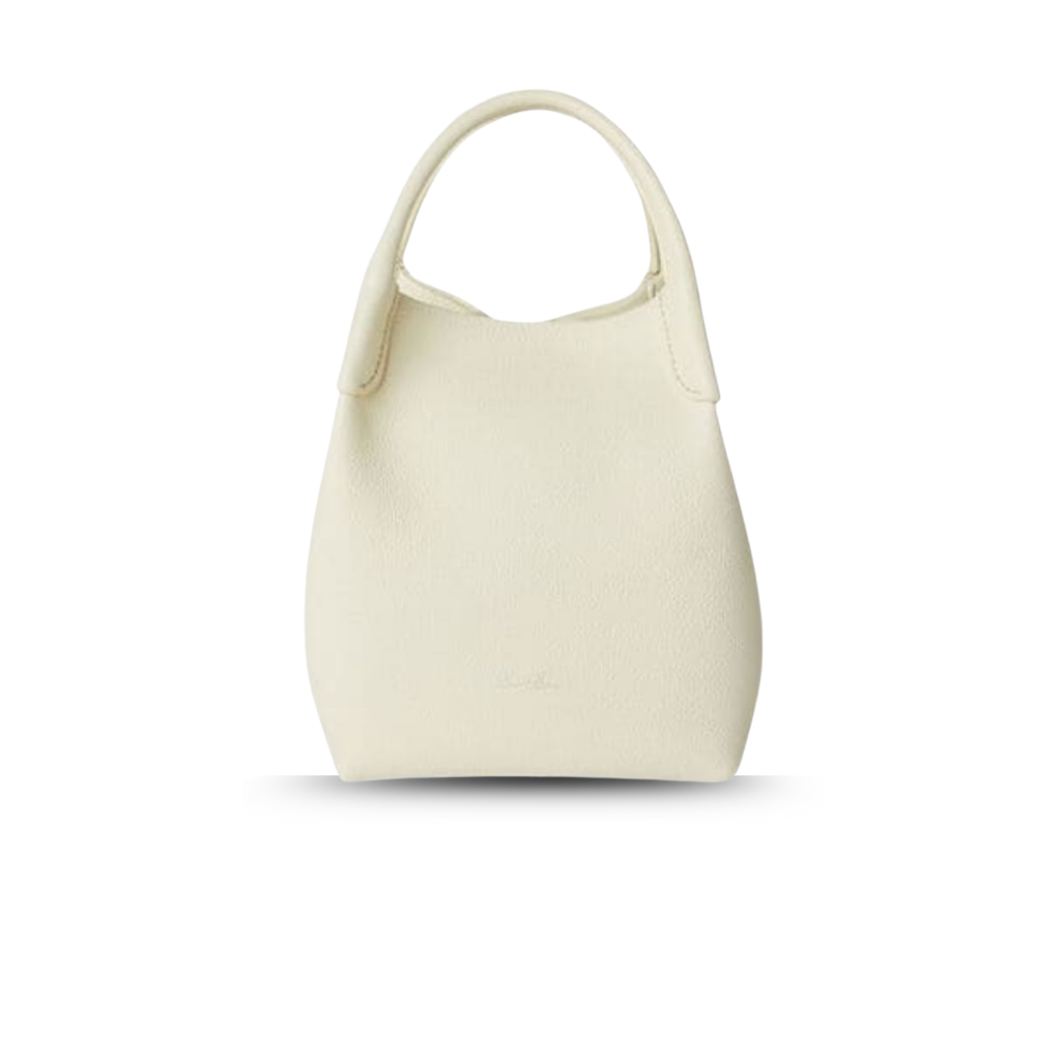 Loro-Bale-Whisper-Small-Top-Handle-Bag-6.7in-17cm-White-Bag-For-Women-FAN89641615.png Loro Bale Whisper Small Top Handle Bag 6.7in/ 17cm White Silver Hardware For Women FAN89641615 - Image 1