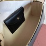 Loro Piana Extra L27 Top Handle Bag  0.6in/ 27cm Black Gold Hardware For Women FAN3462 8000 - Image 10