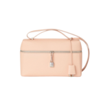 Loro Piana Extra Bag L27 Top Handle Bag 10.6in/ 27cm Bubble Gum For Women FAN4086 30DU