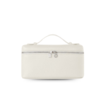 Loro Piana Extra Pocket L19 Top Handle Bag 7.5in/ 19cm Whisper White Silver Hardware For Women FAN4045 1615
