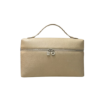 Loro Piana Extra Pocket L27 Top Handle Bag 10.6in/ 27cm Whisper Beige Gold Hardware For Women FAN4043 1615