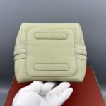 Loro Piana Bale Small Top Handle Bag 6.7in/ 17cm Light Wasabi Silver Hardware For Women FAN8964 50YB - Image 8