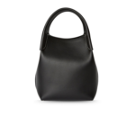 Loro Piana Bale Small Top Handle Bag 6.7in/ 17cm Black For Women Gold Hardware For Women FAO0815 8000