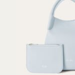 Loro Piana Small Bale Bag 6.7in/ 17cm Light Blue Silver Hardware For Women FAN8964 60HN - Image 5