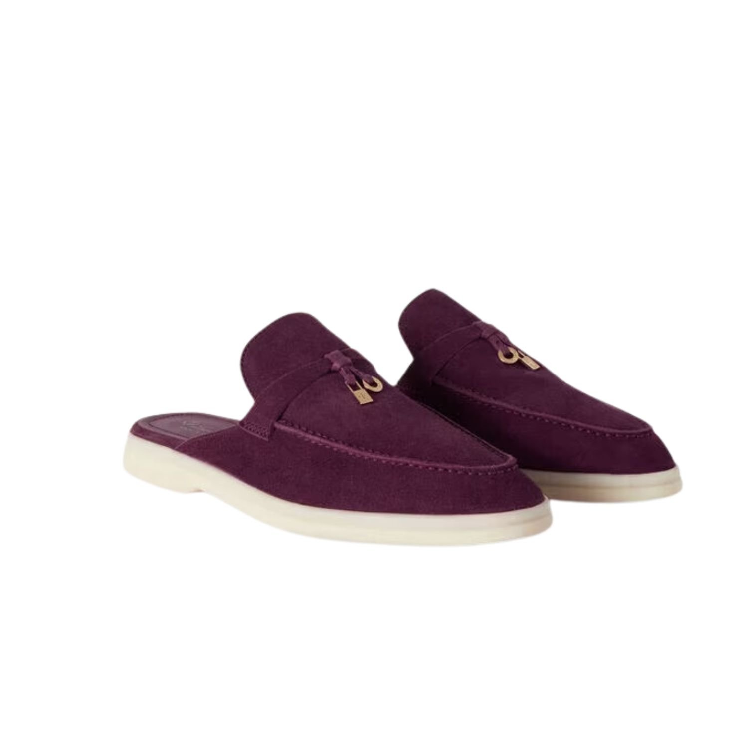 Louis-Vuitton-2-2.jpg Loro Piana Babouche Charms Walk Loafers Bright Amaranth For Women - FAI1543 K03I - Image 1