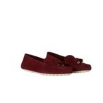 Loro Piana Dot Sole Walk Loafers Wild Plum For Women - FAN0109 Q06B