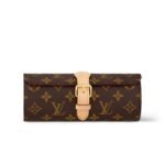 Louis Vuitton 3 Watch Case Bag Brown For Men 7.9in/20cm M47530