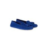 Loro Piana Dot Sole Walk Loafers Blue Fluorite For Women - FAN0109 W13O