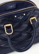 Louis Vuitton Alma BB Top Handle Bag 9.3in/ 23.6cm Bleu Marine Gold Hardware For Women M23666 - Image 2
