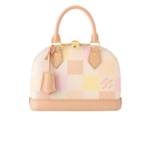 Louis Vuitton Alma BB Top Handle Bag 9.2in/ 23.5cm Peach Gold Hardware For Women N40516