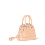 Louis Vuitton Alma BB Top Handle Bag 9.2in/ 23.5cm Beige Silver Hardware For Women M24153 - Image 3