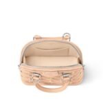 Louis Vuitton Alma BB Top Handle Bag 9.2in/ 23.5cm Beige Silver Hardware For Women M24153 - Image 6