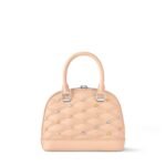 Louis Vuitton Alma BB Top Handle Bag 9.2in/ 23.5cm Beige Silver Hardware For Women M24153 - Image 7