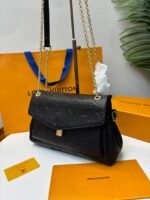 Louis Vuitton Anytime Flap Bag Black For Women 11.6in/29.5cm M14604 - Image 3