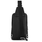 [True-to-ORIGINAL] Louis Vuitton Avenue Sling Bag 12.2in/ 31cm Black Silver Hardware For Women M30443 - Image 5