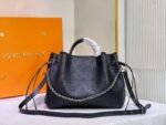 Louis Vuitton Bella Tote Mahina Black For Women 12.6in/32cm LV M59200 - Image 5