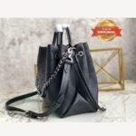 [True-to-ORIGINAL] Louis Vuitton Bella Tote Mahina Black For Women 12.6in/32cm LV M59200 - Image 2