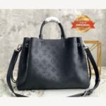 [True-to-ORIGINAL] Louis Vuitton Bella Tote Mahina Black For Women 12.6in/32cm LV M59200 - Image 6