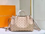 Louis Vuitton Bella Tote Mahina Creme Beige For Women 12.6in/32cm M59203 - Image 5