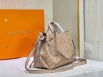 Louis Vuitton Bella Tote Mahina Creme Beige For Women 12.6in/32cm M59203 - Image 4