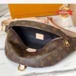 [True-to-ORIGINAL] Louis Vuitton Bumbag Monogram Canvas Brown For Women 14.5in/ 37cm M43644 - Image 9