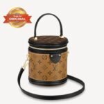 [True-to-ORIGINAL] Louis Vuitton Cannes Monogram Reverse Canvas Brown For Women 5.9in/15cm LV M43986