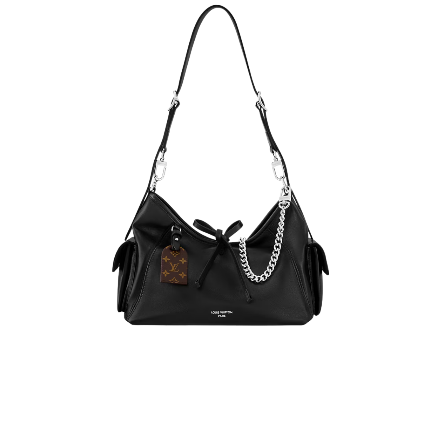 Louis-Vuitton-CarryAll-Cargo-PM-Shoulder-Bag-13.2in-33.5cm-Black-Silver-Hardware-For-Women-M24861.png Louis Vuitton CarryAll Cargo PM Shoulder Bag 13.2in/ 33.5cm Black Silver Hardware For Women M24861 - Image 1