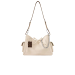 Louis Vuitton CarryAll Cargo Vibe PM Shoulder Bag 13.2in/ 33.5cm Vanilla Silver Hardware For Women M12919
