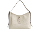 Louis Vuitton CarryAll MM Shoulder Bag 15.4in/ 39cm Monogram Empreinte White Gold Hardware For Women