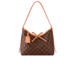 Louis Vuitton CarryAll PM Shoulder Bag 11.4in/ 28.9cm Monogram Brown Gold Hardware For Women M46203