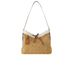 Louis Vuitton CarryAll PM Shoulder Bag 11.4in/ 29cm Beige Gold Hardware For Women M11843