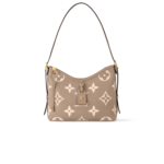 Louis Vuitton CarryAll PM Shoulder Bag 11.6in/ 29.5cm Brown Gold Hardware For Women