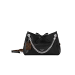 Louis Vuitton CarryAll Vibe BB Shoulder Bag 10.2in/ 26cm Black Silver Hardware For Women M12888