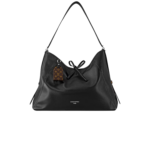 Louis Vuitton CarryAll Vibe MM Shoulder Bag 15.3in/ 39cm Black Silver Hardware For Women M25143