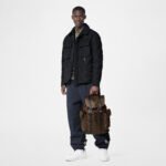 Louis Vuitton Christopher MM Monogram Macassar Canvas Brown For Men 17.3in/44cm M43735 - Image 2