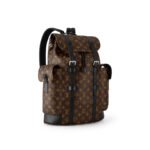 Louis Vuitton Christopher MM Monogram Macassar Canvas Brown For Men 17.3in/44cm M43735 - Image 3