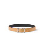 Louis Vuitton Corner Pin Trunk 35mm Reversible Belt Camel/ Brown For Men M4673U