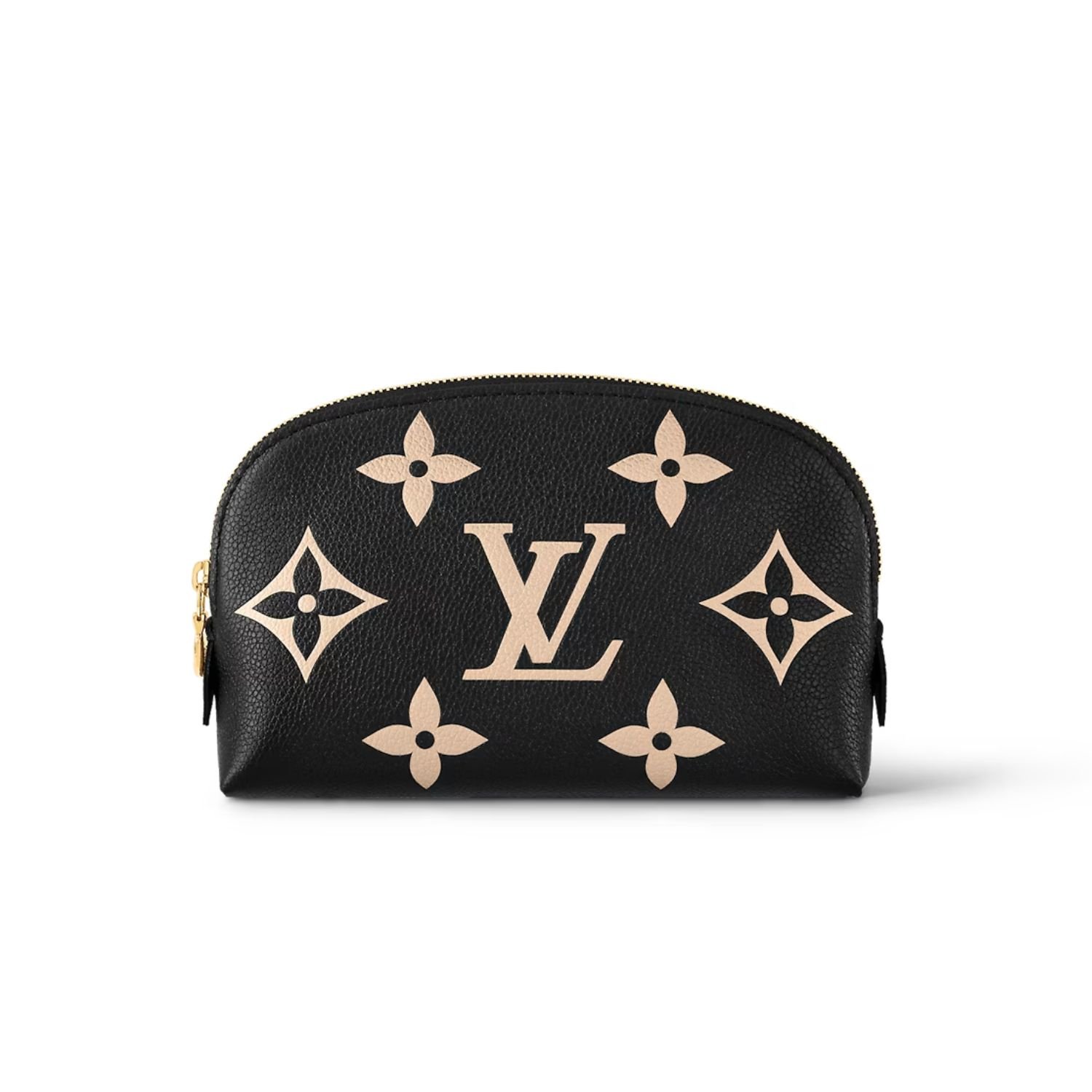 Louis-Vuitton-Cosmetic-PM-Pouch-1-1.jpg Louis Vuitton Cosmetic PM Pouch Bag Black For Women 7,5in/19cm M59086 - Image 1