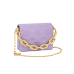 Louis Vuitton Coussin Beltbag 5in/ 13cm Purple Gold Hardware For Women M81900