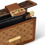 [True-to-ORIGINAL] Louis Vuitton Dauphine MM Crossbody Bag 9.8in/ 25cm Monogram Canvas Gold Hardware For Women M45958 - Image 7