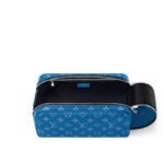 Louis Vuitton Dopp Kit Bag Blue For Men 11in/28cm M31037 - Image 3