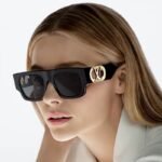 Louis Vuitton Link Square Sunglasses Black For Women Z1478W - Image 2