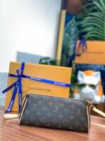 Louis Vuitton Eva 2Way Chain Monogram Canvas Shoulder Bag Brown - Image 3