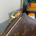 Louis Vuitton Eva 2Way Chain Monogram Canvas Shoulder Bag Brown - Image 4