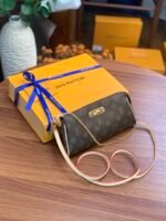 Louis Vuitton Eva 2Way Chain Monogram Canvas Shoulder Bag Brown - Image 6