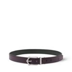 Louis Vuitton Frog Patinated 30mm Reversible Belt Green/ Brown For Men M4646U - Image 4